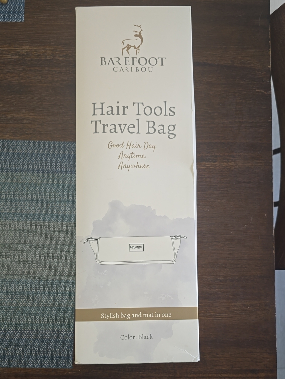 Barefoot Caribou Hair Tools Travel Bag - Black